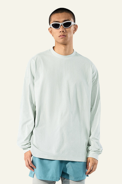 Men's Streetwear  Solid Lightweight Quick-dry Pullover