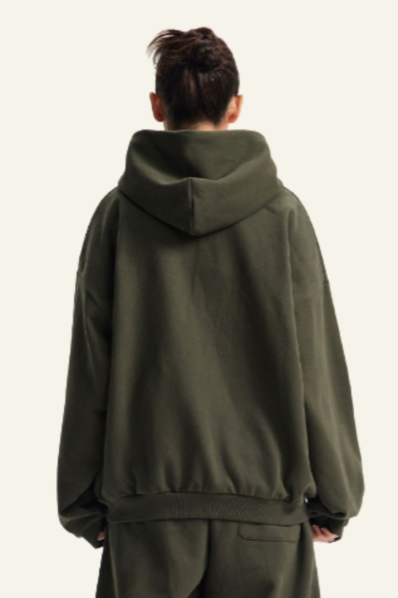 Women's Streetwear Full Zipper Hooded Jacket