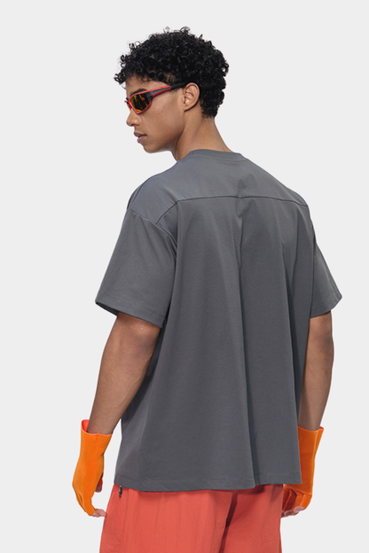 Men's Polyester Odor Control Quick Dry Crewneck Tee