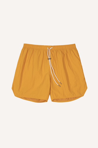 Men's Summer Quick Dry Nylon Drawstring Loose 5" Shorts