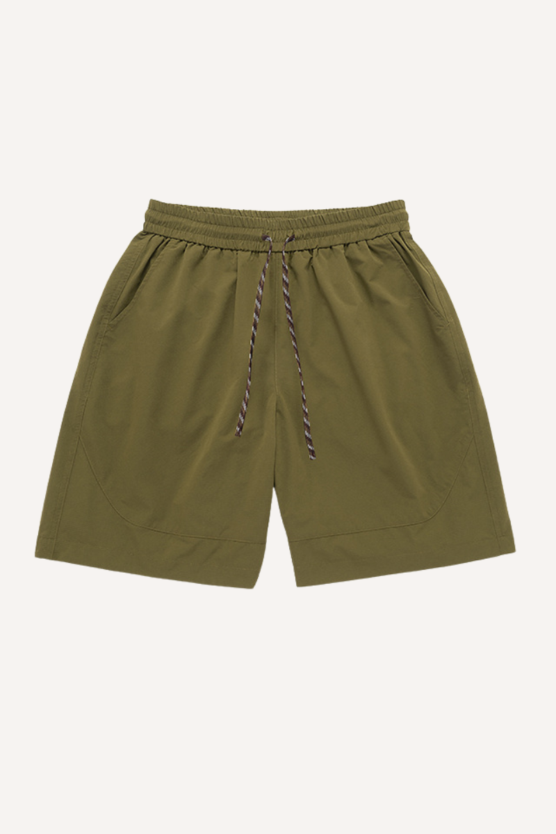 Men's Spring Summer COOLMAX Lightweight Drawstring Shorts