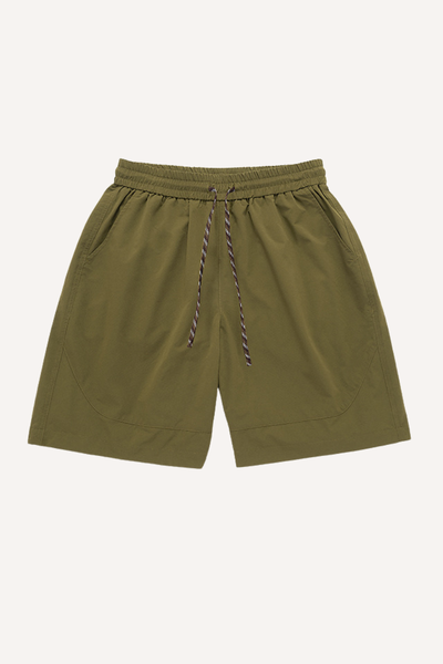 Men's Spring Summer COOLMAX Lightweight Drawstring Shorts