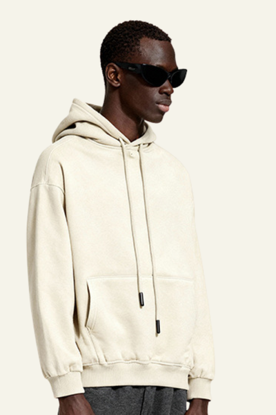 Men's Streetwear Fleece-lined Front Pocket Hoodie