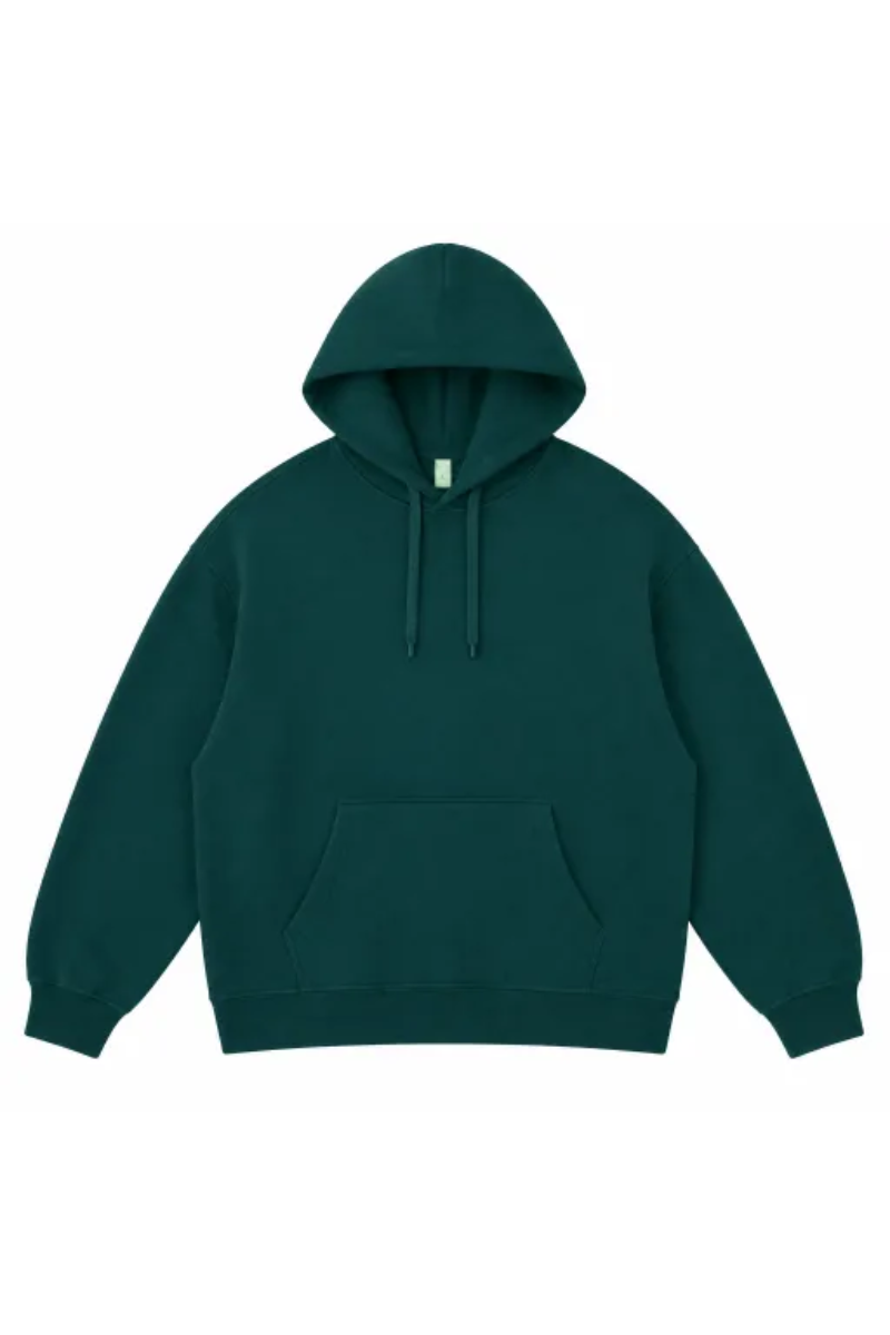 Unisex Fall Clothing Oversized Solid Pocket Hoodie