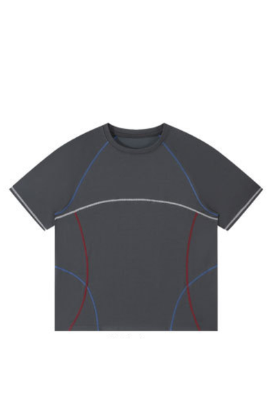Men's Summer Raglan Contrast Quick-Dry Athletic T-Shirt