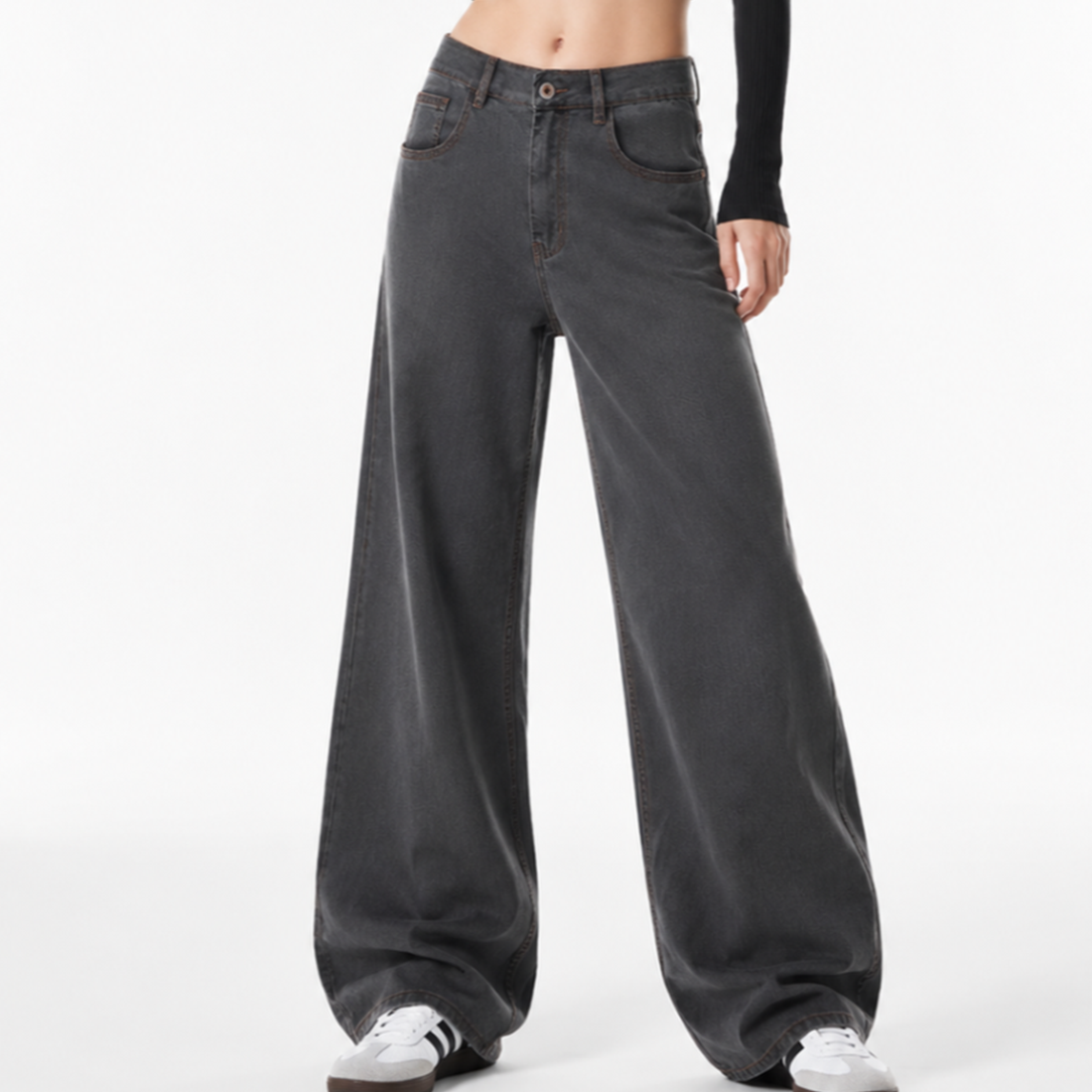 Women's High Waist Wide Leg Jeans