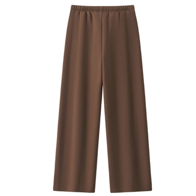 Unisex Spring Cotton Wide-Leg Drawstring Pocket Sweatpants