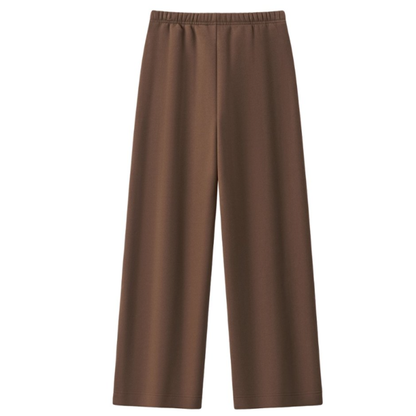 Unisex Spring Cotton Wide-Leg Drawstring Pocket Sweatpants