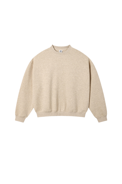 Women Fall Clothing Heathered Old Money Crewneck Sweatshirt