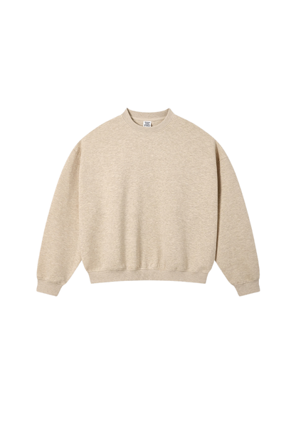 Unisex Fall Clothing 320G Heathered Crewneck Sweatshirt