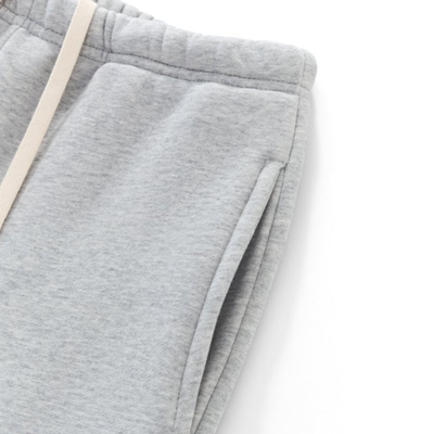 Unisex Spring Cotton Wide-Leg Drawstring Pocket Sweatpants