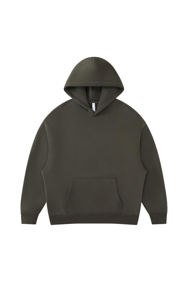Men's Fall Winter Oversized Drop-Shoulder Pocket Hoodie