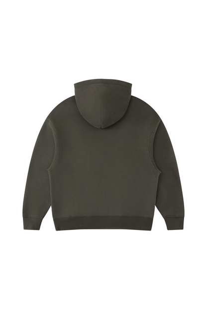 Women's Fall Winter Oversized Solid Kangaroo-Pocket Hoodie