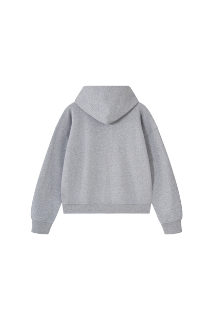 Men Fall Clothing Heavy Terry Double-Zip Pocket Hoodie