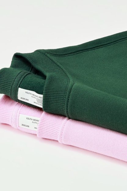 Women's Fall Winter Fleece-Lined Loose Crewneck Sweatshirt