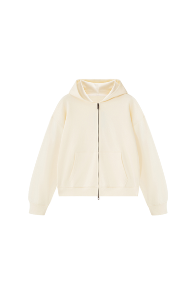 Unisex Fall Clothing Heavy Terry Double-Zip Hoodie