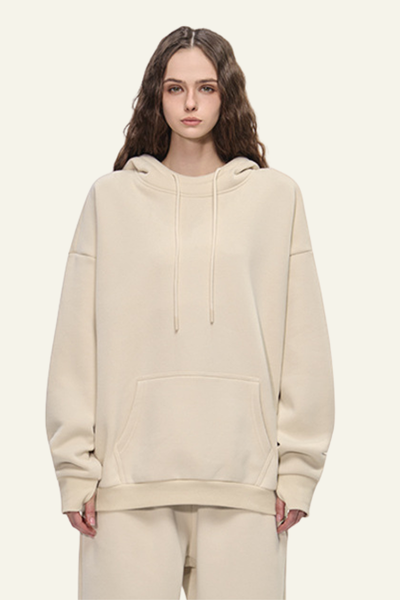 Women's  Eye Mask Version With Fleece-Lined Hoodie.