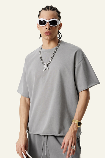 Men's Cotton Streetwear Vintage T-shirt