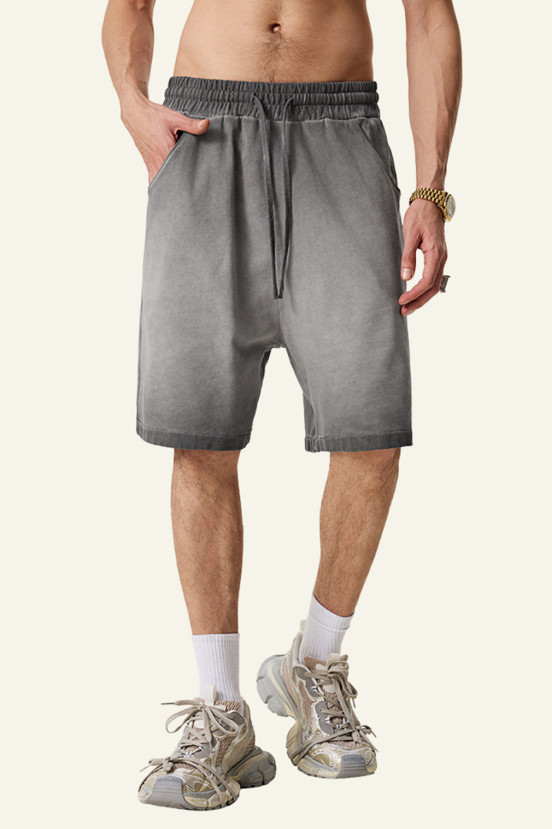 Men's Vintag Washed Cotton Relaxed Short