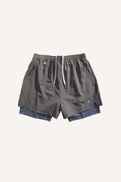 Unisex 2-in-1 Breathable Cooling Quick Dry Bike Shorts