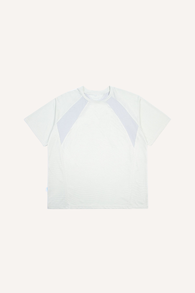 Unisex Summer COOLMAX LYCRA Wicking Quick Dry Colorblock Tee