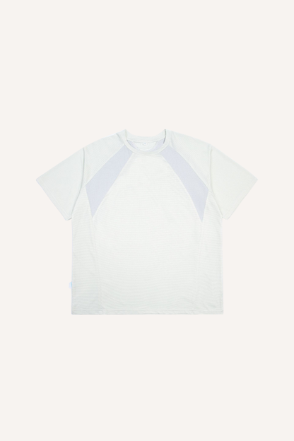 Unisex Summer COOLMAX LYCRA Wicking Quick Dry Colorblock Tee