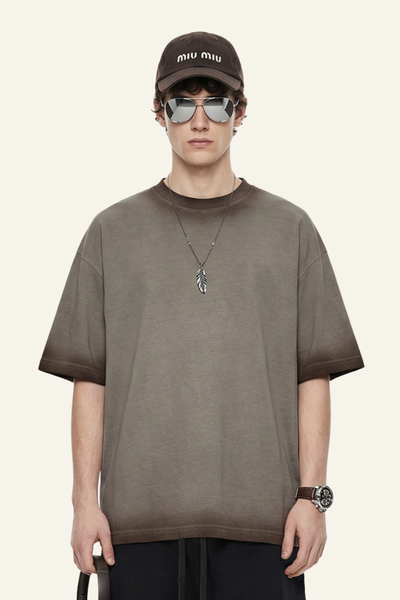 Men's  Cotton Vintage Washed T-Shirt