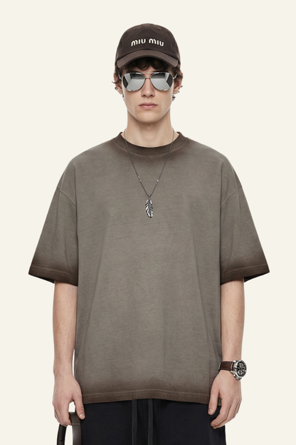 Men's  Cotton Vintage Washed T-Shirt
