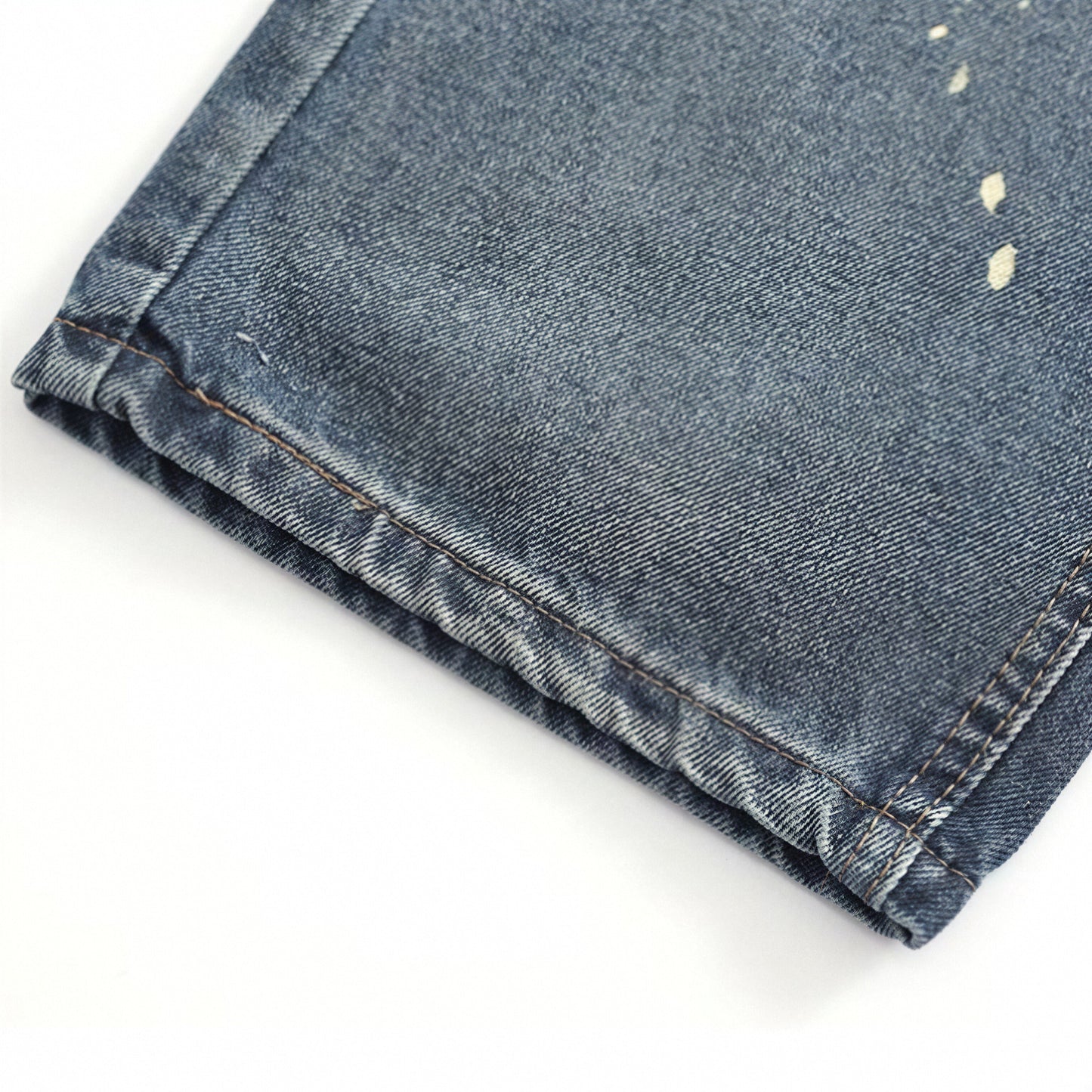 Men's Spring Splash Ink Graffiti Baggy Wide Leg Denim Jeans