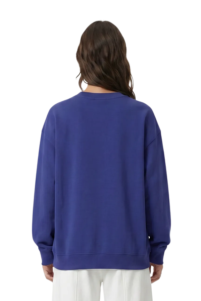 Women's Vintage Raw Hem Loose Drop Shoulder Long Sleeve Tee