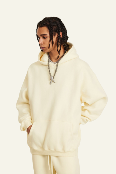 Men's Solid Color Oversize Hoodie