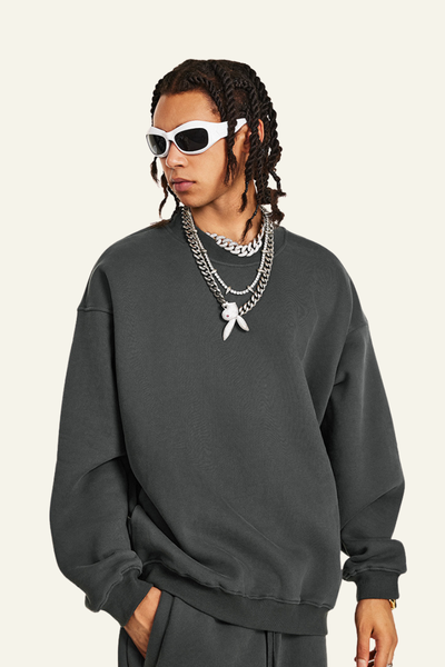 Men's  Streetwear Heavyweight  Pullover