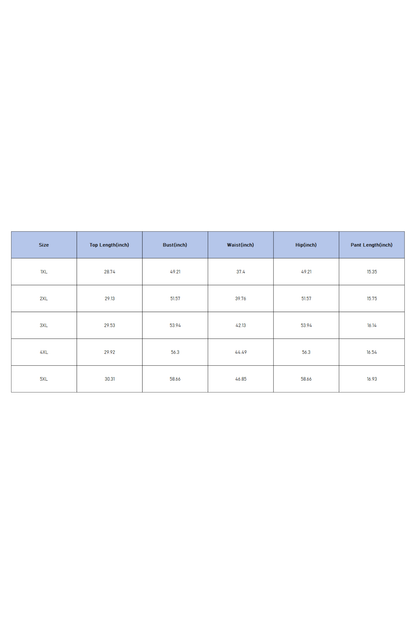 Women's Christmas Plus Size Letter Print Short Set