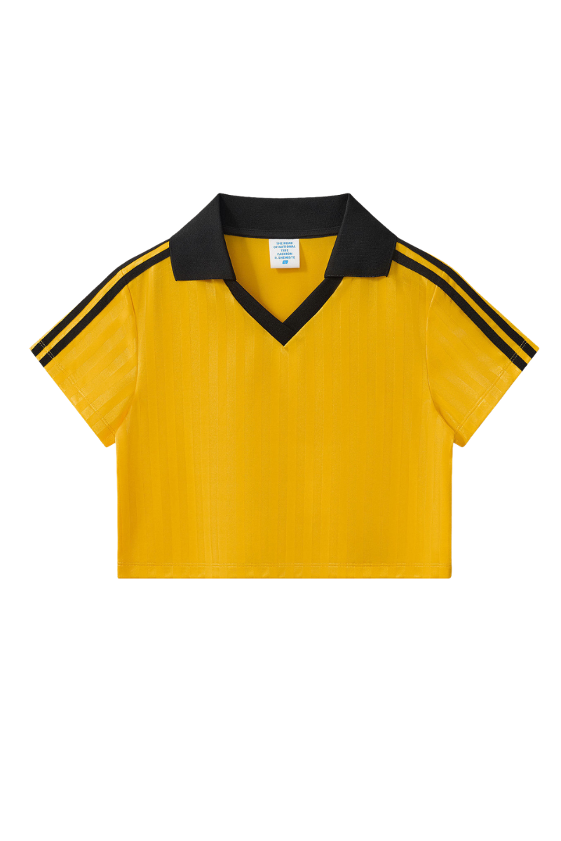 Women's Summer 2026 Football Jersey Street Crop Tee