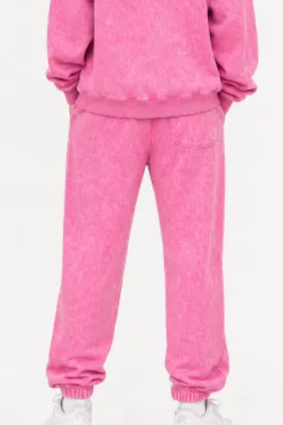 Unisex Fall 400G Washed Vintage Relaxed Sweatpants