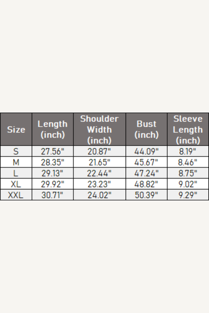 Men's Summer 240g Cotton Reversible Distressed Loose Tee