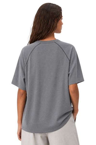 Women's 7A Antibacterial Cotton 3D Patchwork Tee