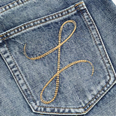 Men's Spring Gradient Blue Cat Whisker Wide-Leg Denim Jeans