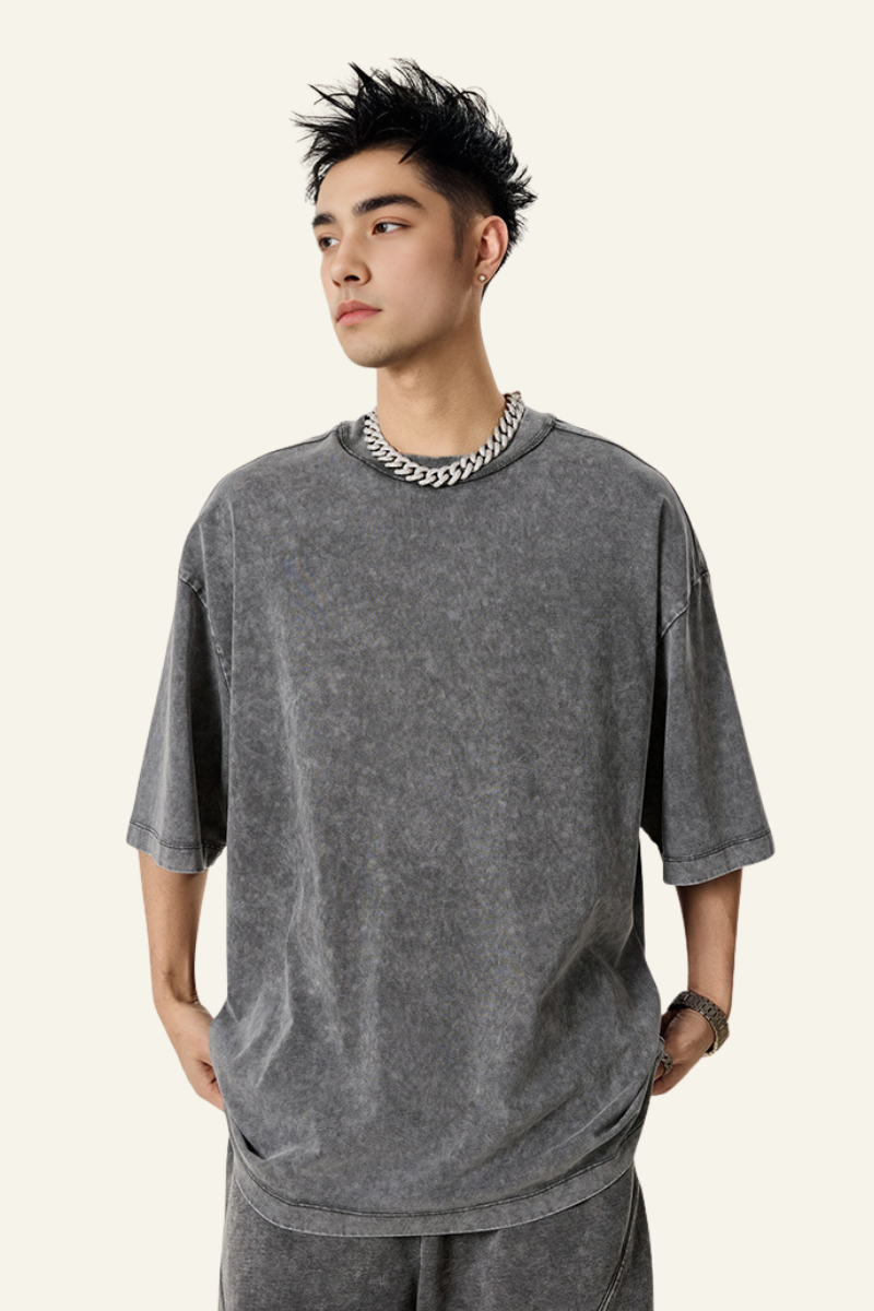 Men's Cotton Heavyweight Washed T-shirt
