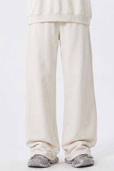 Men Fall Clothing Distressed Wide Leg Streetwear Sweatpants
