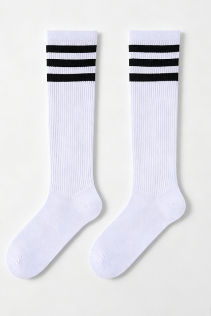 Women's Fall Three-Stripe Compression Knee-High Socks