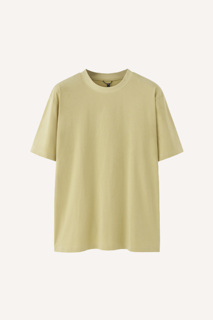 Men's Spring Summer Polyester Solid Crewneck Quick Dry Tee
