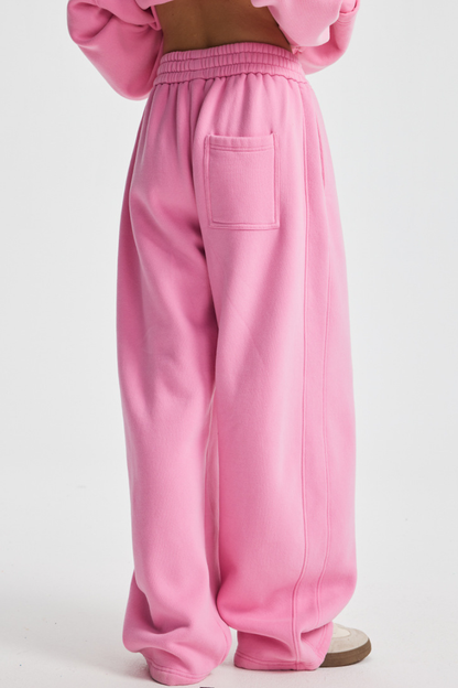 Men's Streetwea Distressed Curved-Blade Sweatpants