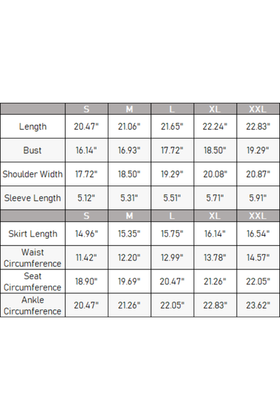Women's Summer Short Sleeve A-Line Skirt Set - Solid Campus