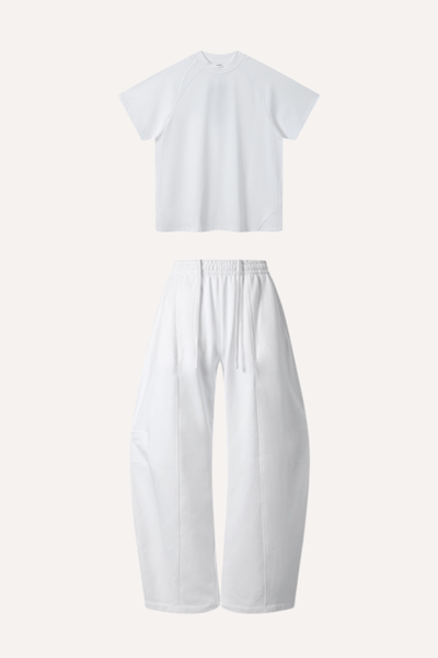 Men's Summer Outdoor Quick Dry Colorblock Cooling Tee set