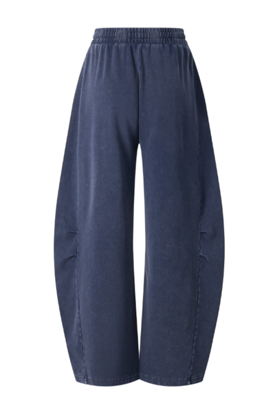 Women's Summer Vintage Washed Cotton Drawstring Cargo Pants