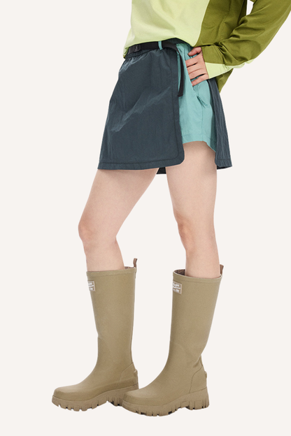 Unisex Quick Dry A-Line Colorblock Cargo Skort AntiExpo