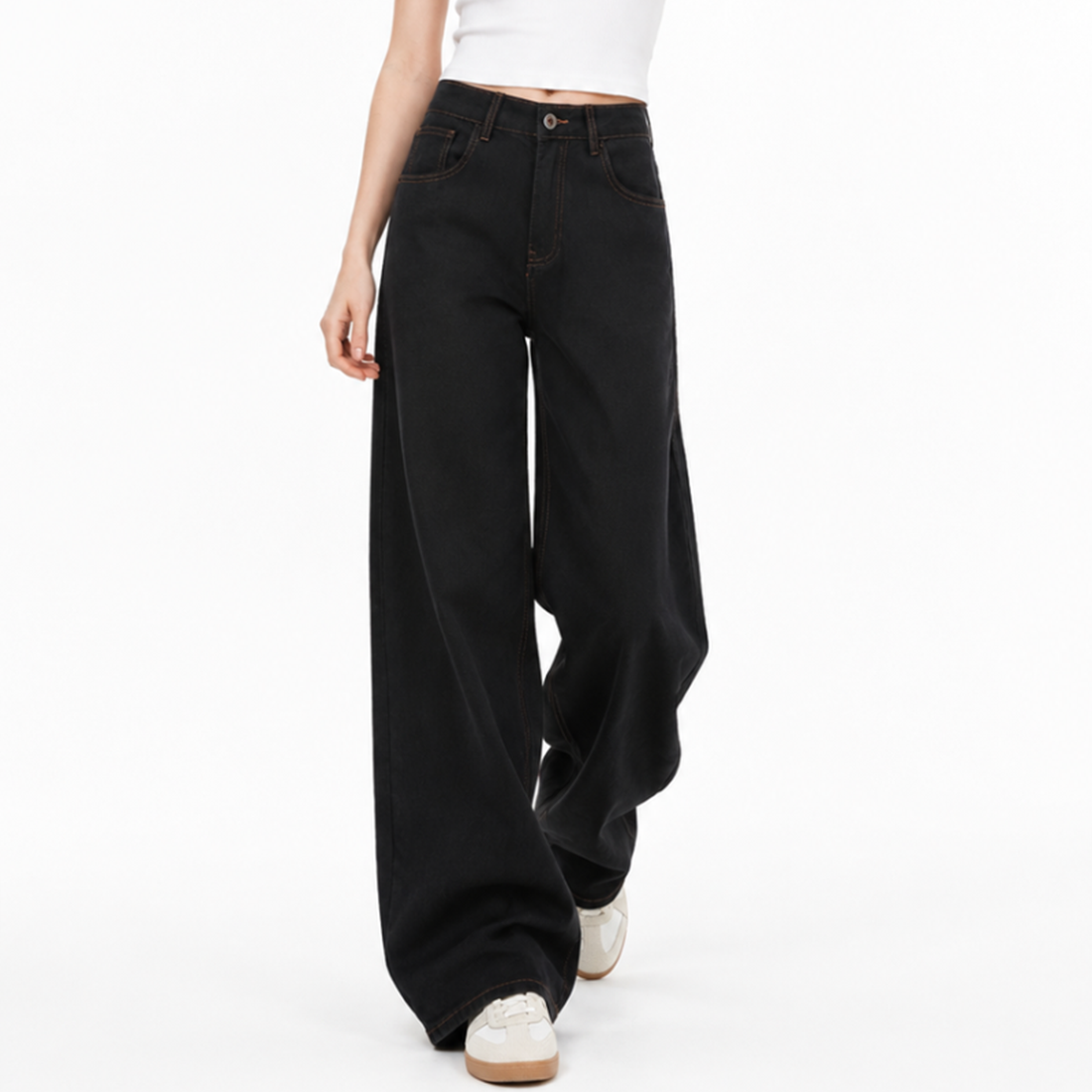 Women's High Waist Wide Leg Jeans