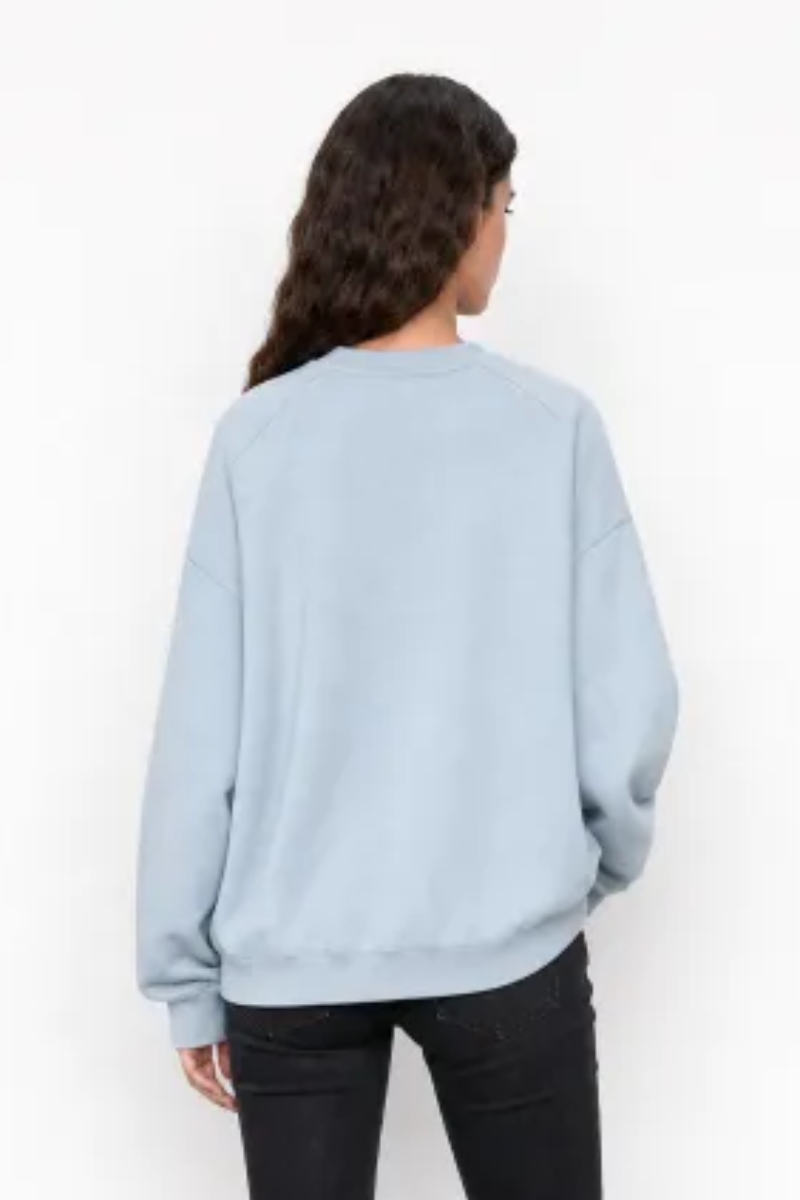 Women Fall Cotton Blend Raglan Oversized V Neck Sweatshirt