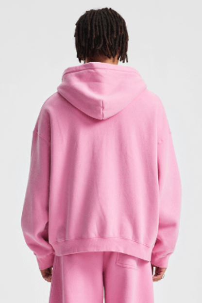 Unisex  370g spray washed zipper coat- couple's style